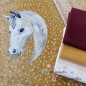 Mobile Preview: PANEL Baumwolljersey Windsong Pony sundown [gold]
