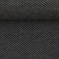 Mobile Preview: Jacquard-Jersey Serge Streifen diagonal grau schwarz