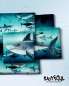 Preview: French Terry Shark Tank PANEL Haie groß by Thorsten Berger