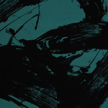 French Terry Eddy the Crab KOMBI by Thorsten Berger Grafisch smaragd