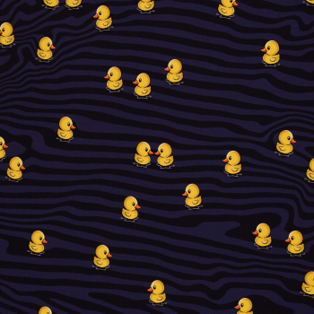 French Terry What the Duck KOMBI Enten ALLOVER by Thorsten Berger