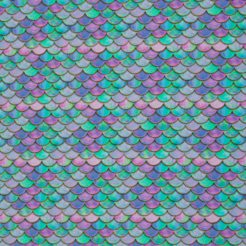 Jersey Melody Schuppen Regenbogenbunt klein