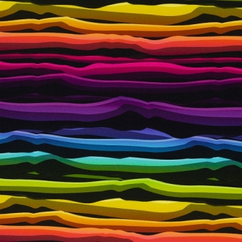 Sweat angeraut WAVY schwarz Regenbogen ~ Lycklig Design