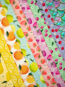 Jersey Melody Erdbeeren rosa