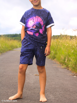 French Terry Deep Water KOMBI zum Anglerfisch