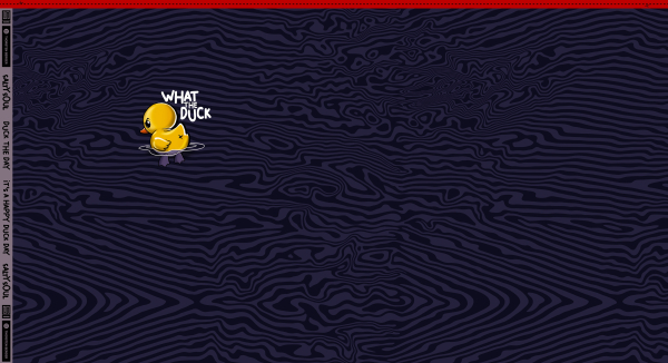 French Terry What the Duck PANEL by Thorsten Berger