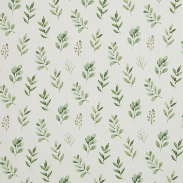 Rippjersey Blätter natur grün