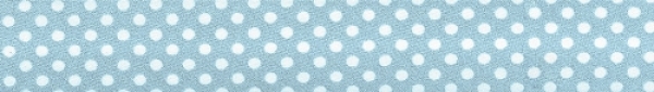 3m Schrägband Baumwolle TUPFEN babyblau [Fb. 1006]