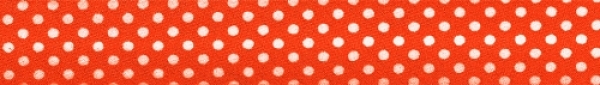 3m Schrägband Baumwolle TUPFEN orange [Fb. 1011]