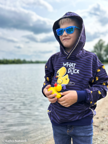 French Terry What the Duck PANEL by Thorsten Berger