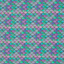 Jersey Melody Schuppen Regenbogenbunt klein