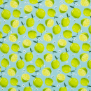 Jersey Melody Limetten auf blau